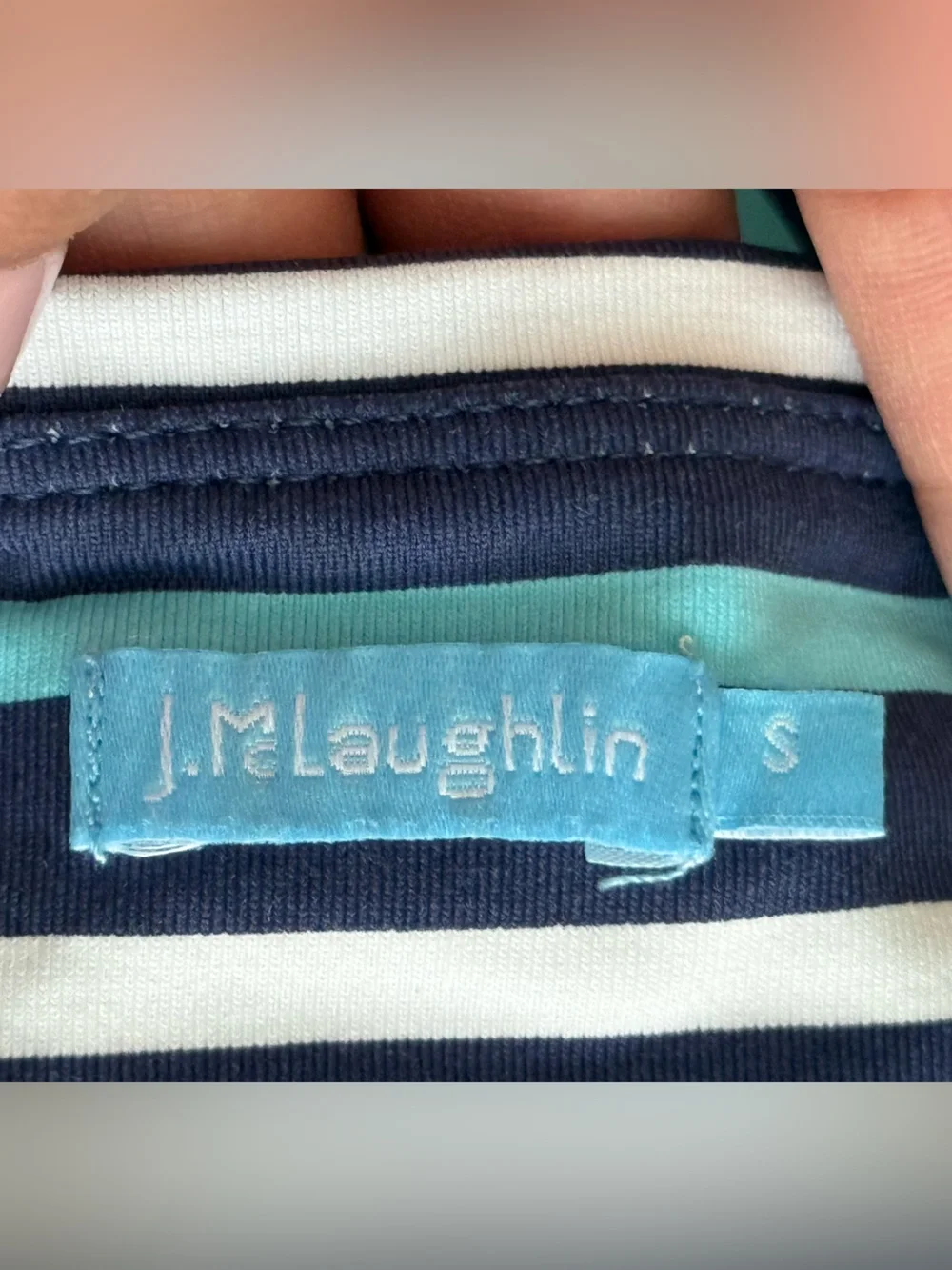 J McLaughlin Nicola Catalina Cloth Skirt Women's Small Blue Tiered Pull On EUC